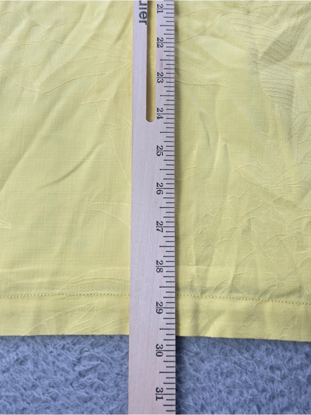 Tommy Bahama Camp Shirt Mens Medium Yellow 100% Silk Button Hawaiian Tropical - Picture 5 of 10